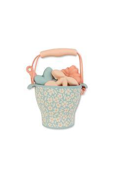 Silikon Oyuncak Seti Kova / Kürek / 3 Adet Kalıp - Green Flowers