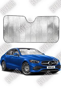 Araba Ön Cam Güneşlik Araç Oto Güneşlik Güneş Koruyucu Katlanabilir Vantuslu Araba Perdesi Önleyici