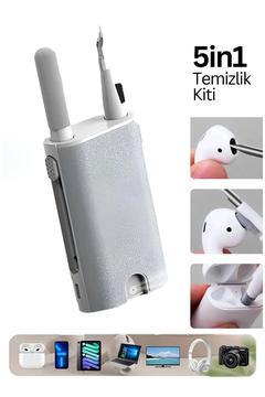 Temizlik Kiti Çok Fonksiyonlu Sprey Depolu 5in1 Telefon Laptop Kulaklık Klavye Ekran Temizleyici