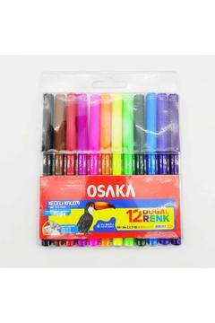 Keçeli Boyama Kalemi 12 Renk