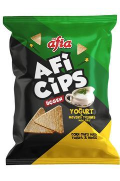 Aficips Yoğurt Ve Mevsim Yeşillikli Mısır Cips 40 gr 4 Alana 1 Bedava