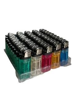 Çakmak 50 adet - Taşlı Doldurabilir Çakmak