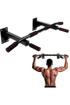 AL1030 Duvar Barfiksi Sünger Tutamaçlı Duvara Monte Barfiks Aleti Barfix Çekme Spor Aleti