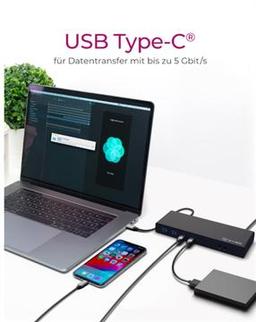 ICY BOX Notebook DockingStation 2 Monitör  USB3.2&Type-C®  DK2245
