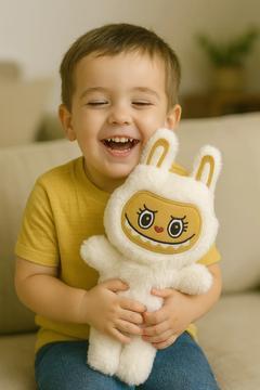 Labubu Peluş Bebek Dekoratif Yastık, Uyku Arkadaşı Labubu Oyuncak