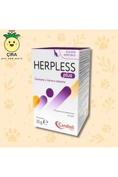 Herpless Plus Toz 30 g – L-Lizin ve Kolostrum İçeren Kedi Takviye Yemi