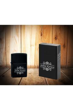 Dedo Kişiye Özel Alüminyum Normal kısa Boy Kutu zippo Benzeri Çakmak Set  6 Renk