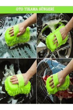 EL TUTMA KEMERLİ GEÇMELİ YUMUŞAK MAKARNA OTO YIKAMA SÜNGERİ