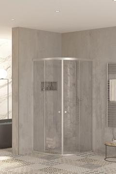 Orbit Duşakabin Oval Şeffaf Cam 5 Mm Yükseklik 178 Mm