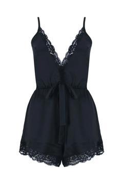 Pyja Siyah Tulum Gecelik