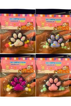 Kedi Patisi Squishy Oyuncak Sevimli Pati Yapışkan Sukuşi Sıkma Oyuncağı Uzayan Stres Oyuncağı