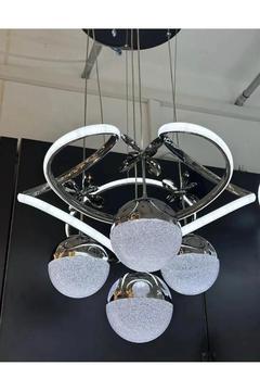 Dron Model Ledli Sarkıt 4 Toplu Avize - Salon Oturma Odası Model