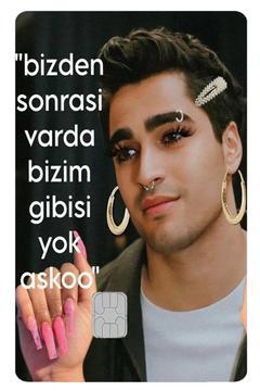 Kart Kaplama Sticker Banka Kredi Kartı Kaplama Stickeri KK928