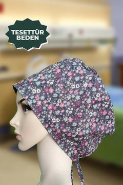 LEYLAK Doktor Hemşire Aşçı Cerrahi Bone Hastane Anne Bone Iş Bandanası Pamuklu Kumaş Lastikli