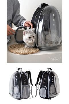 Astronot Kedi Köpek Sırt Taşıma Çantası