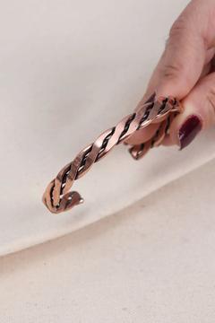 Örme Model Otantik Bakır Bilezik