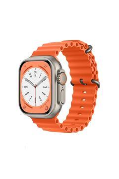 Winex Watch HK9 Ultra 2 Amoled Ekran Android İos HarmonyOs Uyumlu Akıllı Saat Turuncu