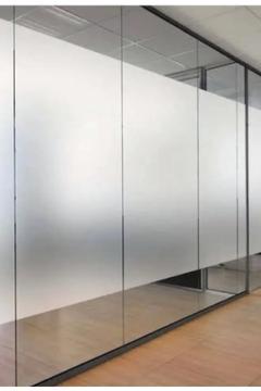 Kumlu ( Cam Dekor ) Folyosu (beyaz) 122x2 Metre