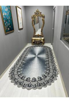 Dijital Baskılı Yıkanabilir Kaymaz Tabanlı Dekoratif Salon Mutfak Ve Yolluk Halı