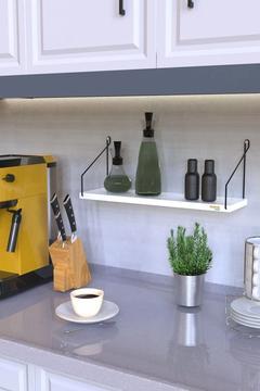 Duvar Rafı Kitaplık Mutfak Banyo Yaşam Alanı 15 X 55 Cm 1 Adet