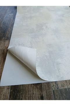 Kendinden yapışkanlı eskitme beyaz duvar kağıdı