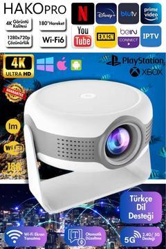 T269 Pro Android 12.0 1280p 130 Inç Hd 4k 180° Dönebilen Projeksiyon