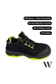 Stout S1 P Kompozit Burun+Taban Korumalı Spor İş Ayakkabısı Yazlık Rahat Spor İş Güvenlik Ayakkabısı