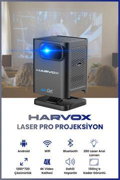 Laser Pro DLP HD Taşınabilir Hoparlörlü Bataryalı Android Laser Projeksiyon Cihazı