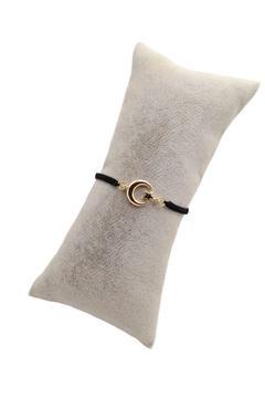 Altın Renk Ay Yıldızlı Makrome Örgü Bileklik