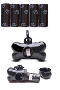 90 Adet Taşınabilir Kedi Köpek Kaka Poşeti 90 Adet Ve Taşıma Kabı Kemik Şekilli Dışkı Çantası Seti