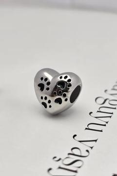 ÇELİK CHARM PATİLİ KALP