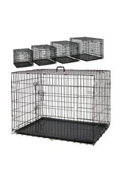 Siyah Telli Tepsili Kafes 120x75x84 Cm