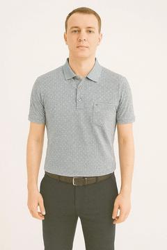 Büyük Beden Yakalı Klasik Kısa Kol Cepli Erkek Tişört 7347