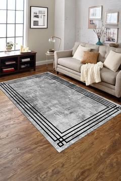 Dijital Baskılı Yıkanabilir Dot Taban Kaymaz Halı Yolluk Mutfak Salon Halısı (30)