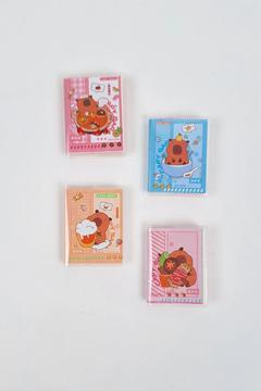 Capybara 4'lü Mini Not Defteri - 1 Adet