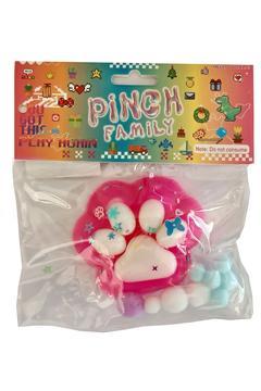 Pembe Beyaz Yapışan Sukuşi Mojmoj Büyük Boy Kedi Patisi Squishy Aksesaurlı