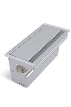 MASAÜSTÜ GÖMÜLÜ TİP PRİZ SİSTEMLERİ - DERİN KASA 2 ŞEBEKE PRİZ, 1 UPS PRİZ, 2 DATA