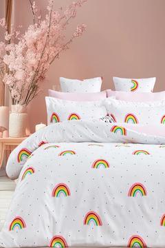 Çarşafı Lastikli Çift Taraflı Çift Kişilik Nevresim Takımı