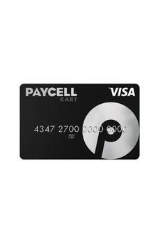 Paycell Marka Fiziki Kart Siyah Visa