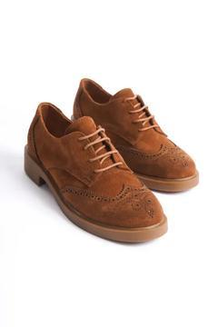 Hakiki Deri Taba Kadın Ayakkabı - DP16