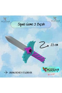 Squid Game 3 Bıçak Figürü Knife (Anahtar Hediyeli)