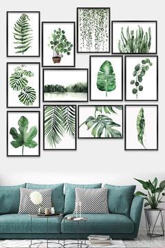 12 Parça Çerçeve Görünümlü Mdf Tablo Seti