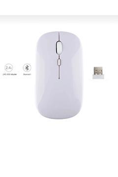 Samsung Galaxy Tab A T550 T552 T555 Uyumlu Mouse Bluetooth Wireless Şarj Edilebilir Fare 2.4g