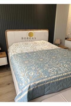 Saray Çift Kişilik Çok Amaçlı Kapitoneli Yatak Örtüsü