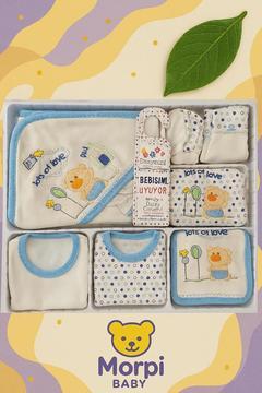 Baby Ayıcık Nakışlı Yenidoğan 11 Parça Hastane Çıkış Seti