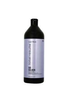 Total Result SoSilver Antioxidant Moisture Shampoo Strengthens Porous Hair 1L ECBeauty.X88