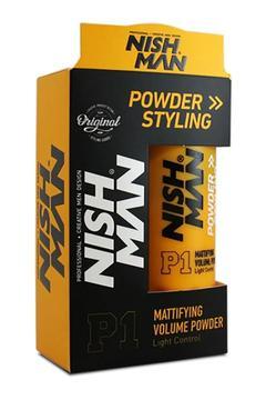 Nishman Saç Şekillendirici Pudra 20 G – Maksimum Hacim Ve Doku – Mat Görünüm, Esnek Tutuş (P1 –