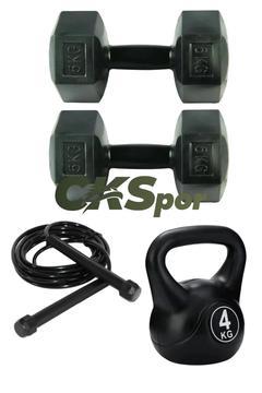 Arbentedarik Dambıl Seti 2x5 Kg + Atlama İpi + 4 Kg Kettle Bell Seti – Evde Fitness İçin Uygun