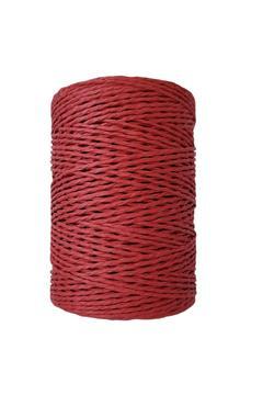 Kırmızı Kağıt İp Örgü İpi 200 Gr Hazır Sarılmış