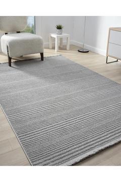 Step Serisi Naturel Bukleli Yumuşak Dokulu Iskandinav Dokuma Halı